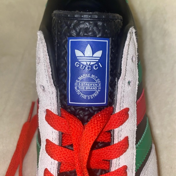 Unisex Size 8 - Adidas x Gucci Gazelle “Black Green Red” - Picture 5 of 8